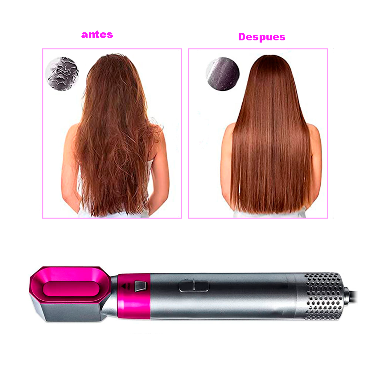 Cepillo Secador Voluminizador 5 en 1